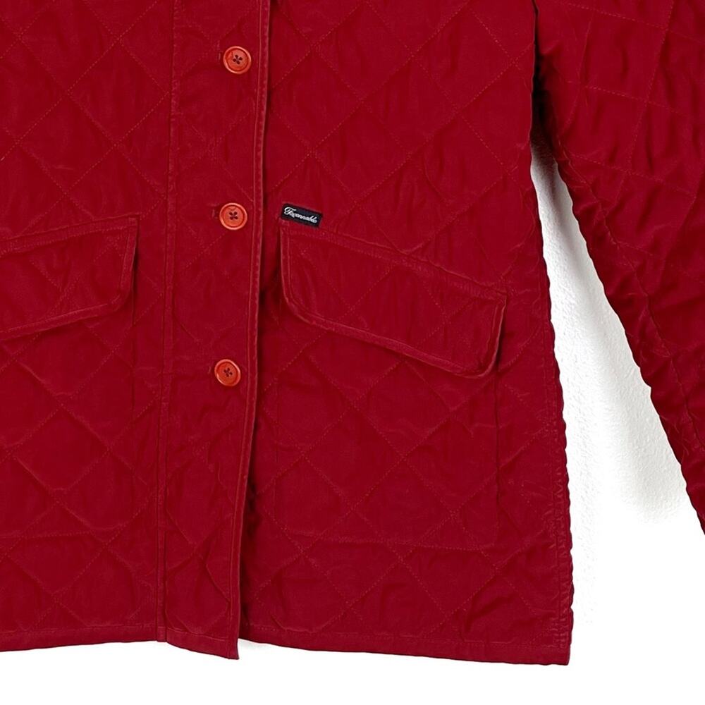 Facconable Red Quilted Jacket XS City Chic - Picture 8 of 14